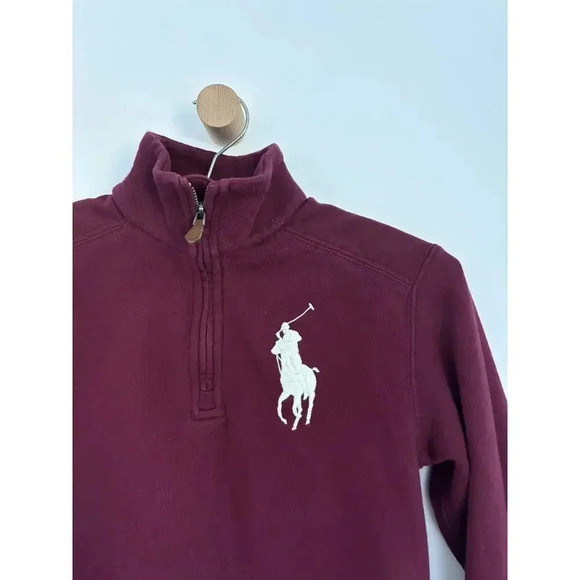 Polo Ralph Lauren Mock Neck 1/4 Zip Sweatshirt - Picture 3 of 8